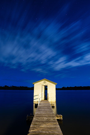 The Wheel House by night