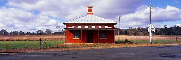 The Red Railway Hut