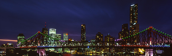 Brisbane's Tribute to Mandela...on FILM