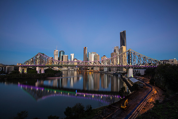 Brisbane this morning...