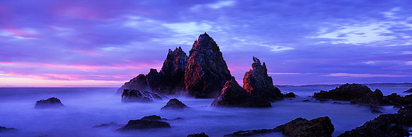 Light on Camel Rock